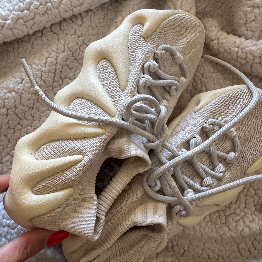 Adidas Yeezy Cream and White 450 sneakers